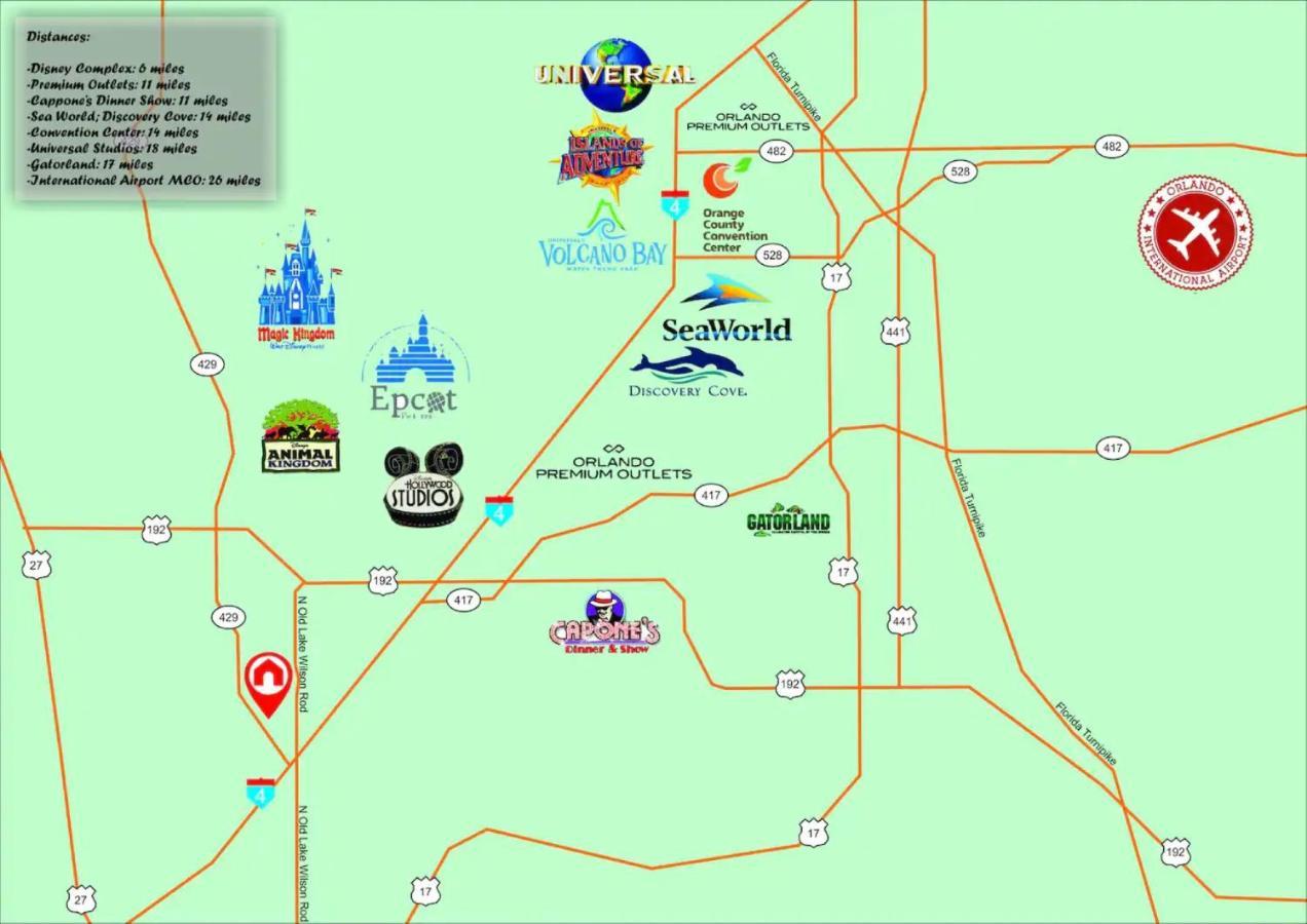 Epic Family Fun! Games & Theme Room, Pool - Encore Resort, Near Disney 올랜도 외부 사진